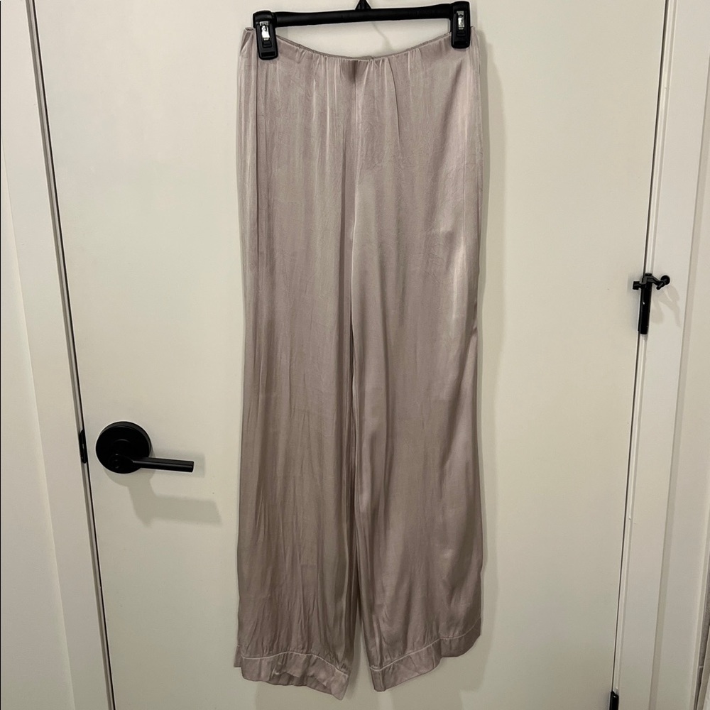 DISSH Eve Pant in Chalk satin